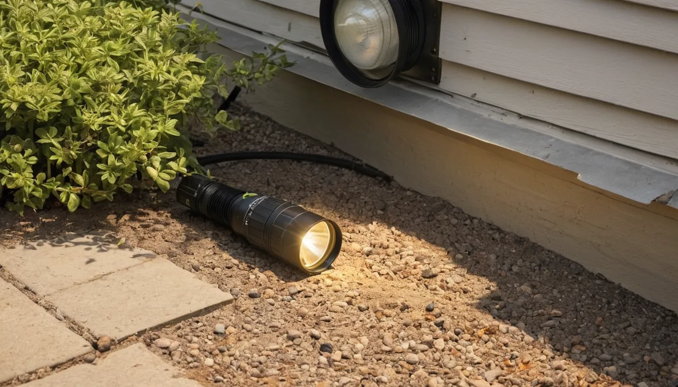 A provider checking a crawl space vent on an older home in the Fayetteville area